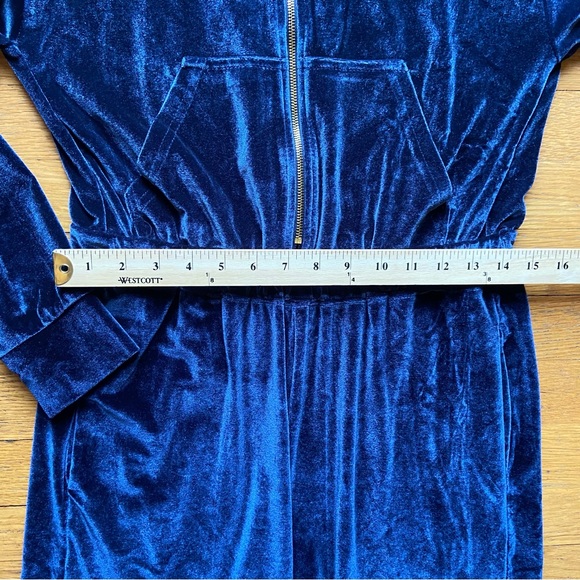 Fabletics Navy Velour Jumpsuit - Picture 6 of 10